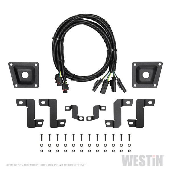 Westin Automotive 19-C SILVERADO 1500/19-C RAM 1500 SPORTSMAN X SENSOR KIT GRILL TEXTURED BLACK 40-21005 - main